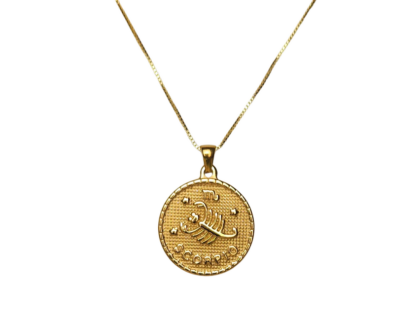 Zodiac Medallion Necklace