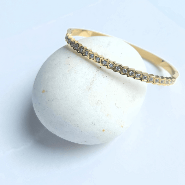 Celestial Pave Hinge Bracelet