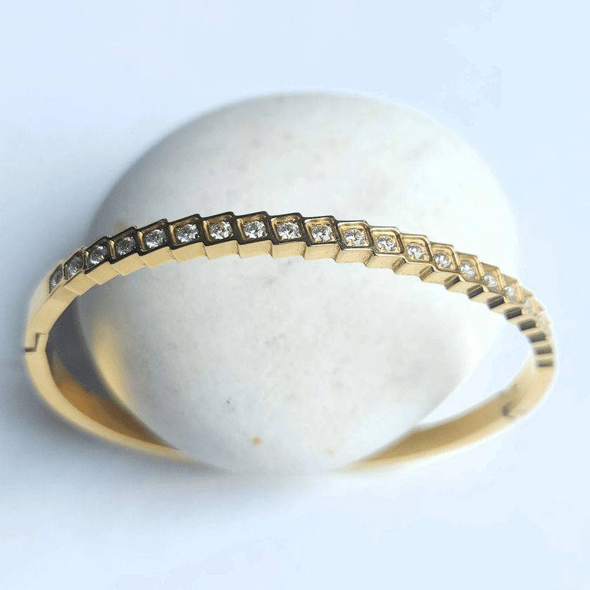 Celestial Pave Hinge Bracelet