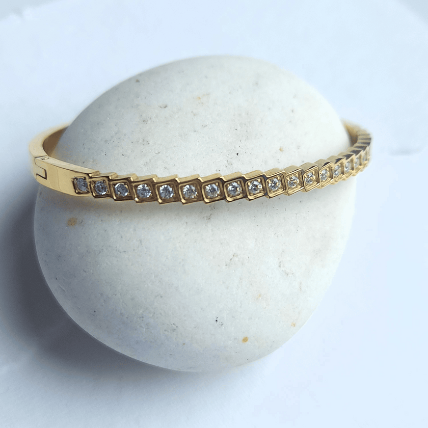 Celestial Pave Hinge Bracelet