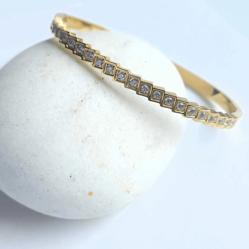Celestial Pave Hinge Bracelet