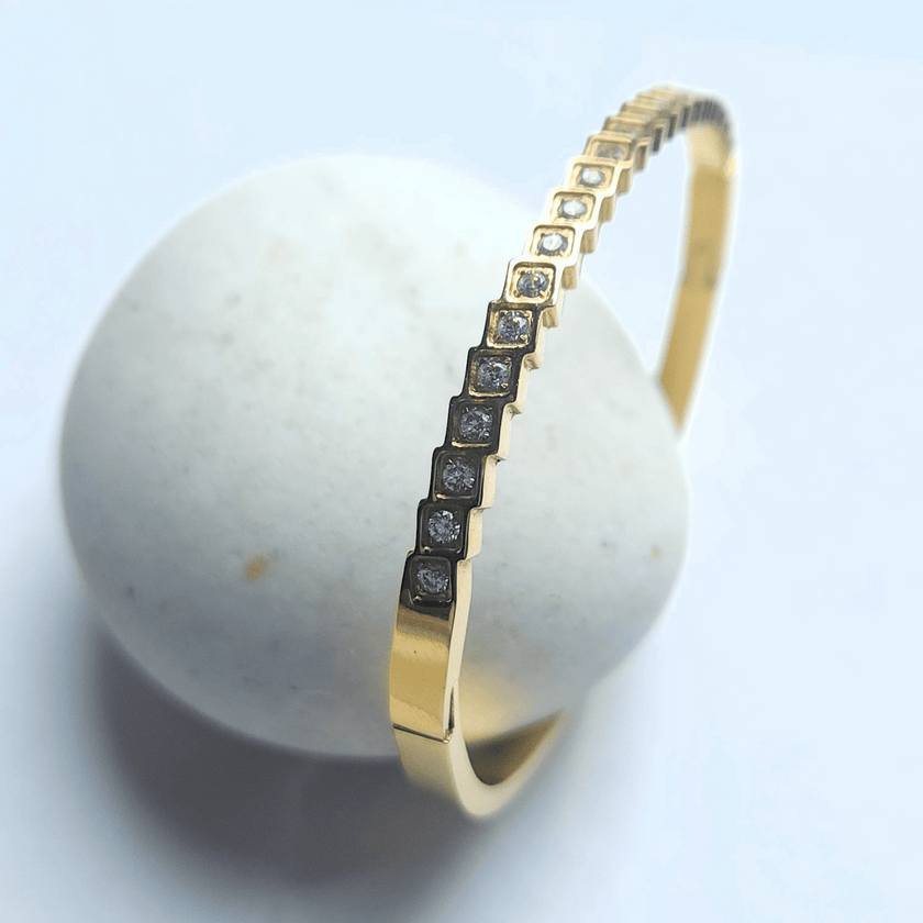 Celestial Pave Hinge Bracelet