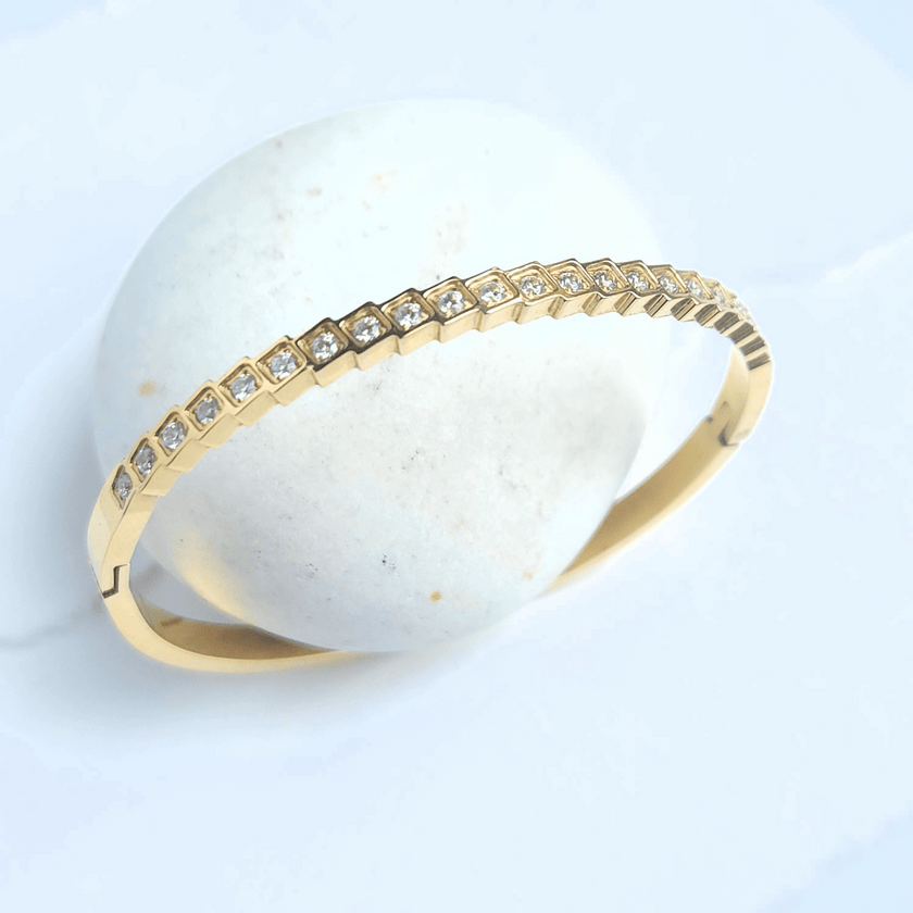 Celestial Pave Hinge Bracelet