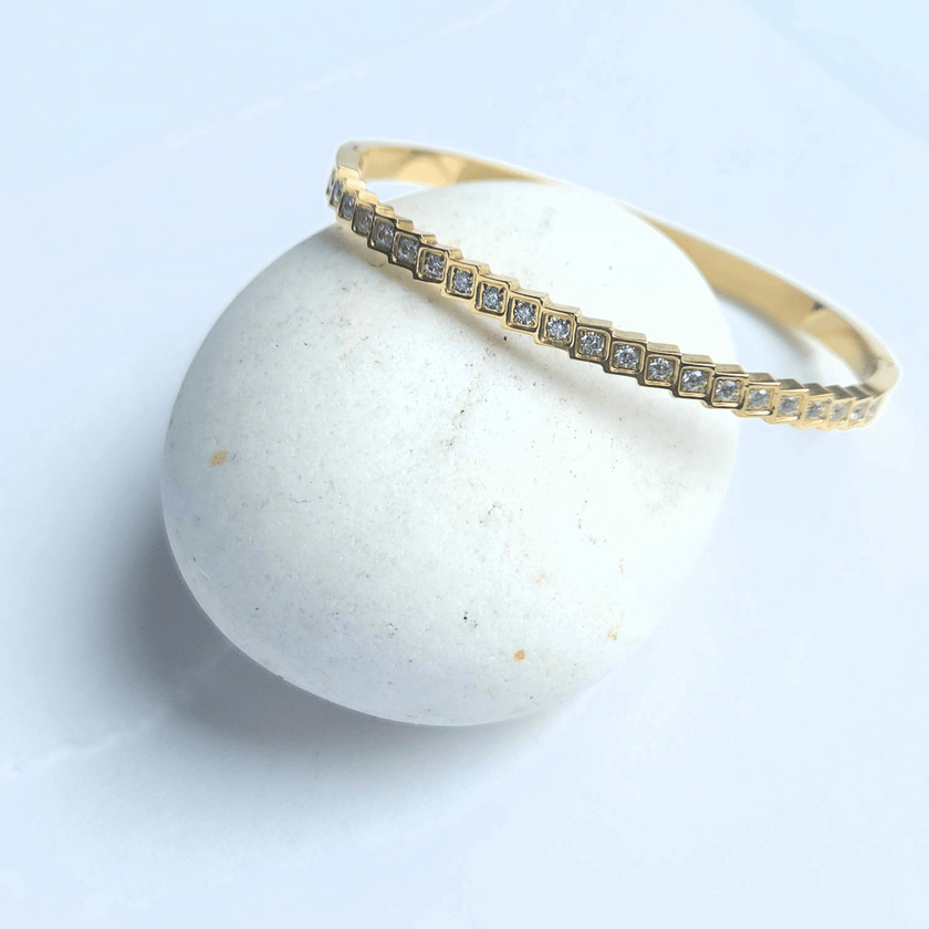 Celestial Pave Hinge Bracelet