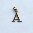 Stone Accented Initial Charm
