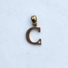 Stone Accented Initial Charm