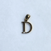 Stone Accented Initial Charm