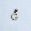 Stone Accented Initial Charm