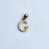 Stone Accented Initial Charm