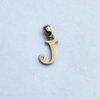 Stone Accented Initial Charm