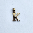 Stone Accented Initial Charm