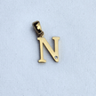 Stone Accented Initial Charm