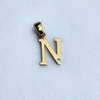 Stone Accented Initial Charm
