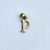 Stone Accented Initial Charm