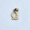 Stone Accented Initial Charm