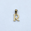 Stone Accented Initial Charm