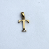 Stone Accented Initial Charm