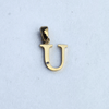 Stone Accented Initial Charm