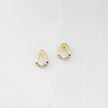 Open Pearl Drop Earrings
