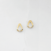 Open Pearl Drop Earrings