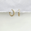 Pave Edge Hoops