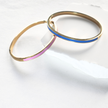 Pink and Blue Hinge Bracelet Set