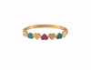 jack and jill of America inspired Pink and Blue Heart hinge bangle bracelet featuring the saying long live jack and jill