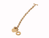 Jack and jill of America inspired toggle charm bracelet made of 18 karat gold plated stainless steel containing long live jack and jill quote