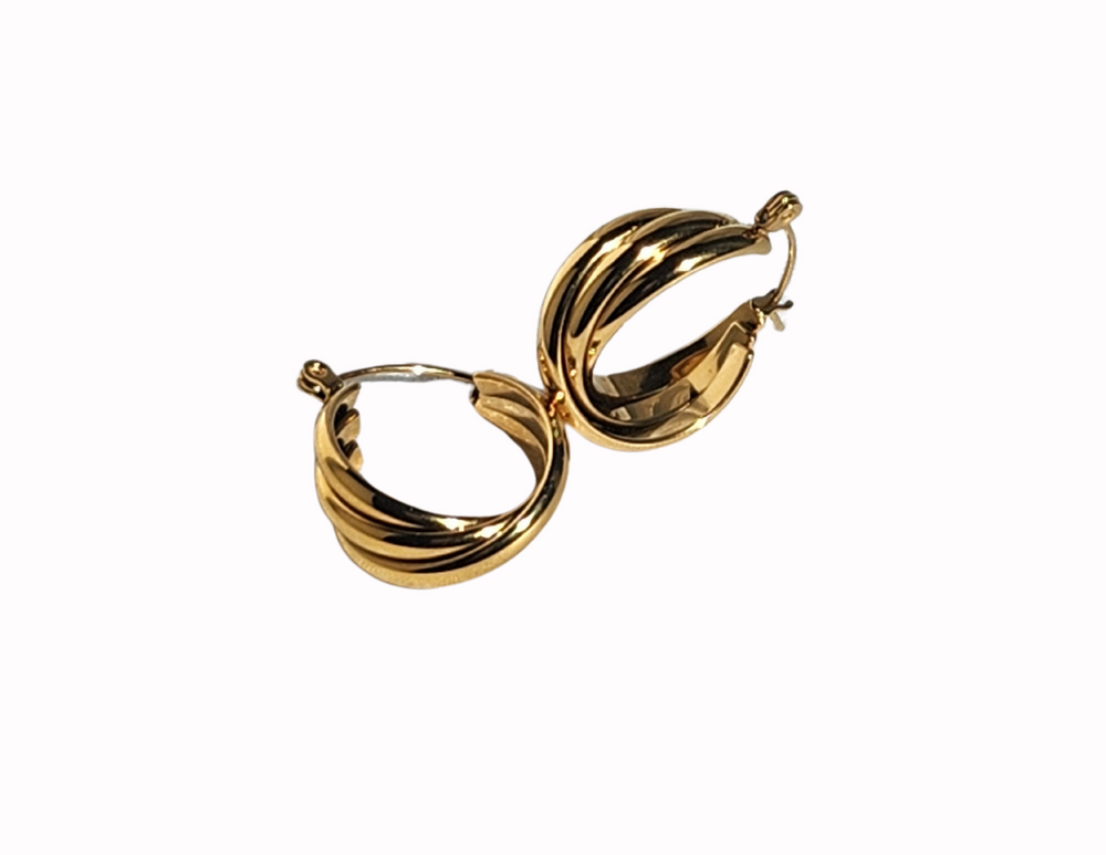 Twisted Chunky Hoops