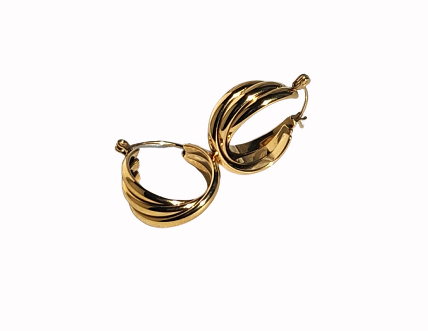 Twisted Chunky Hoops