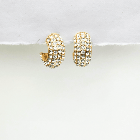 Stone Encrusted Semi-Hoops