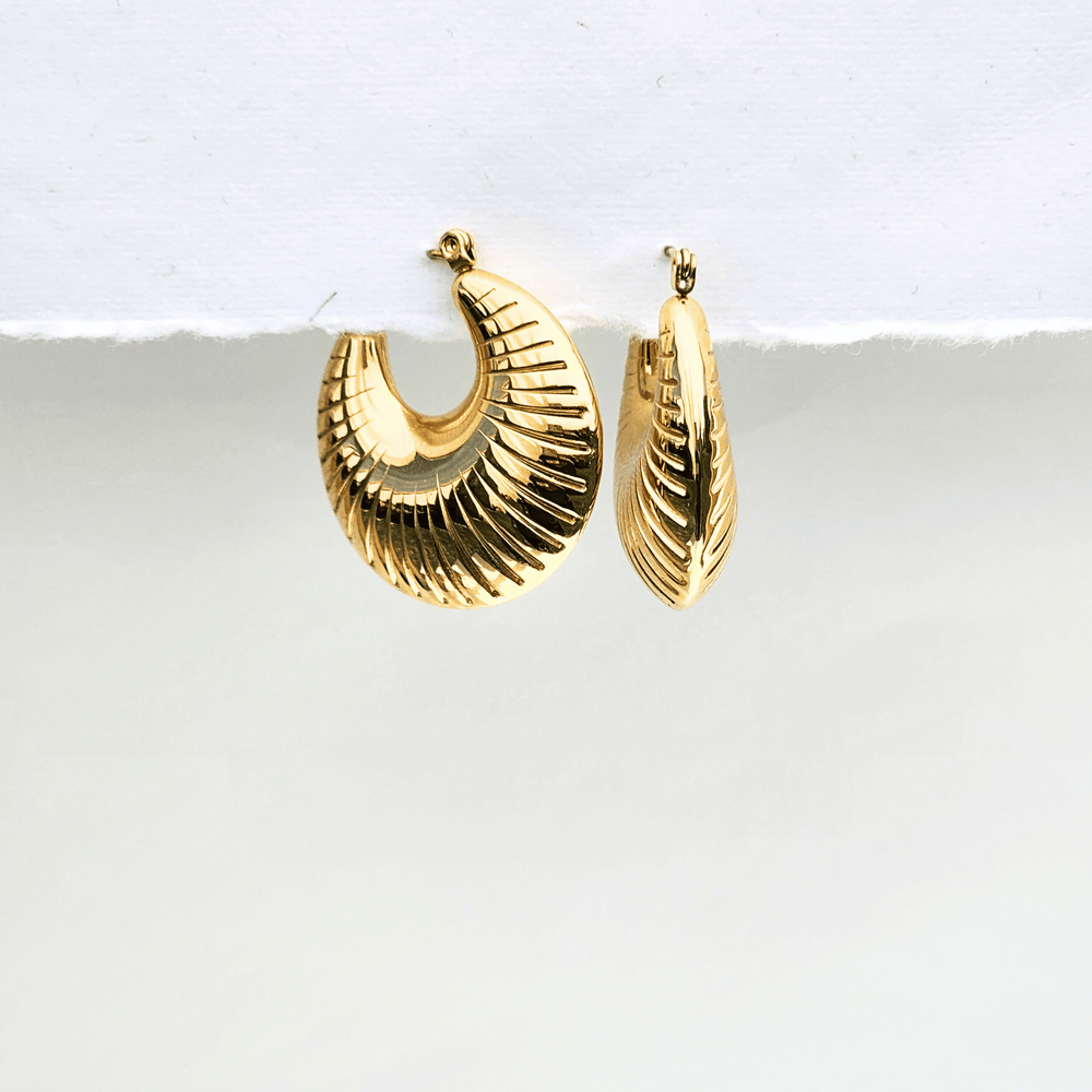 Textured Chunky Hoops
