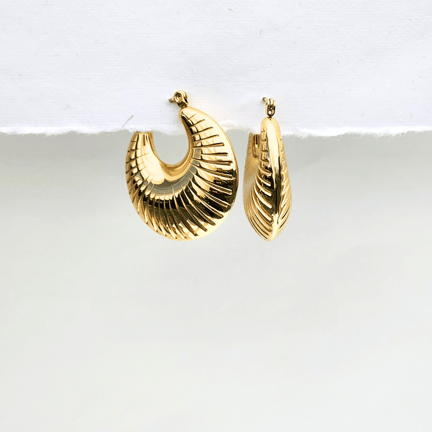 Textured Chunky Hoops