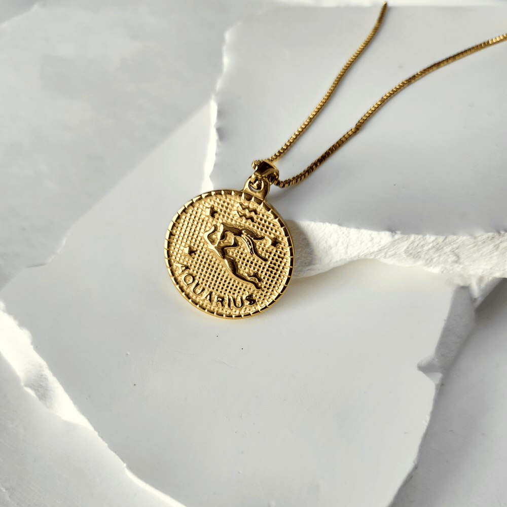 Zodiac Medallion Necklace